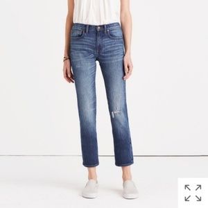 Madewell Cruiser Straight Leg Jeans inDalton Wash